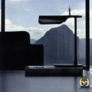 Lampe de chevet acier noir