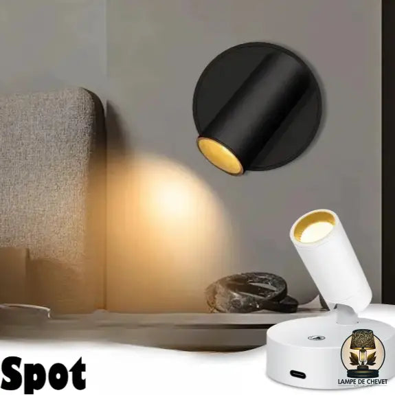 Lampe de chevet aimantée