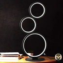 Lampe de chevet avec anneaux