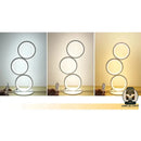 Lampe de chevet avec anneaux