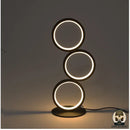 Lampe de chevet avec anneaux