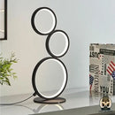 Lampe de chevet avec anneaux