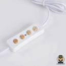 Lampe de chevet avec anneaux