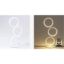 Lampe de chevet avec anneaux