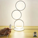 Lampe de chevet avec anneaux