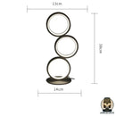 Lampe de chevet avec anneaux