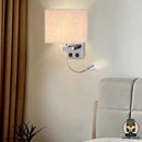 Lampe de chevet avec liseuse led