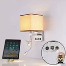 Lampe de chevet avec liseuse led