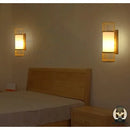 Lampe de chevet bambou rotin