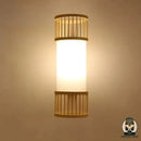 Lampe de chevet bambou rotin