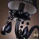 Lampe de chevet baroque noire