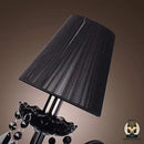 Lampe de chevet baroque noire