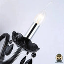 Lampe de chevet baroque noire