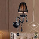 Lampe de chevet baroque noire