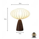 Lampe de chevet blanc et bois