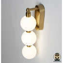 Lampe de chevet blanc et doré