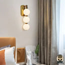 Lampe de chevet blanc et doré