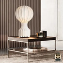 Lampe de chevet blanche design