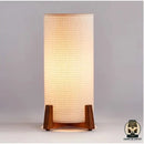 Lampe de chevet blanche et bois