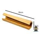 Lampe de chevet bois brut