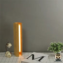 Lampe de chevet bois brut