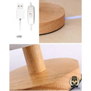 Lampe de chevet bois clair