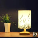 Lampe de chevet bois clair