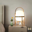 Lampe de chevet bois design