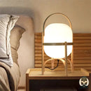 Lampe de chevet bois design