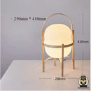 Lampe de chevet bois design