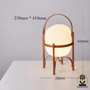 Lampe de chevet bois design