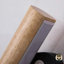 Lampe de chevet bois et metal noir