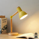 Lampe de chevet bois et noir