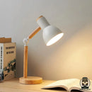 Lampe de chevet bois et noir