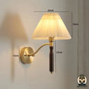 Lampe de chevet bois metal