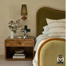 Lampe de chevet bois metal