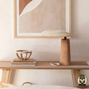 Lampe de chevet bois naturel