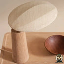 Lampe de chevet bois naturel