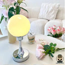 Lampe de chevet boule en verre
