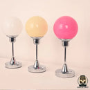 Lampe de chevet boule en verre