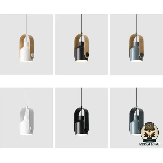 Lampe de chevet cable suspendu