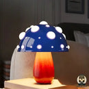 Lampe de chevet champignon rouge