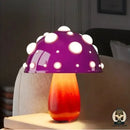 Lampe de chevet champignon rouge