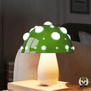 Lampe de chevet champignon rouge