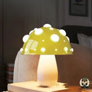 Lampe de chevet champignon rouge