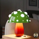 Lampe de chevet champignon rouge