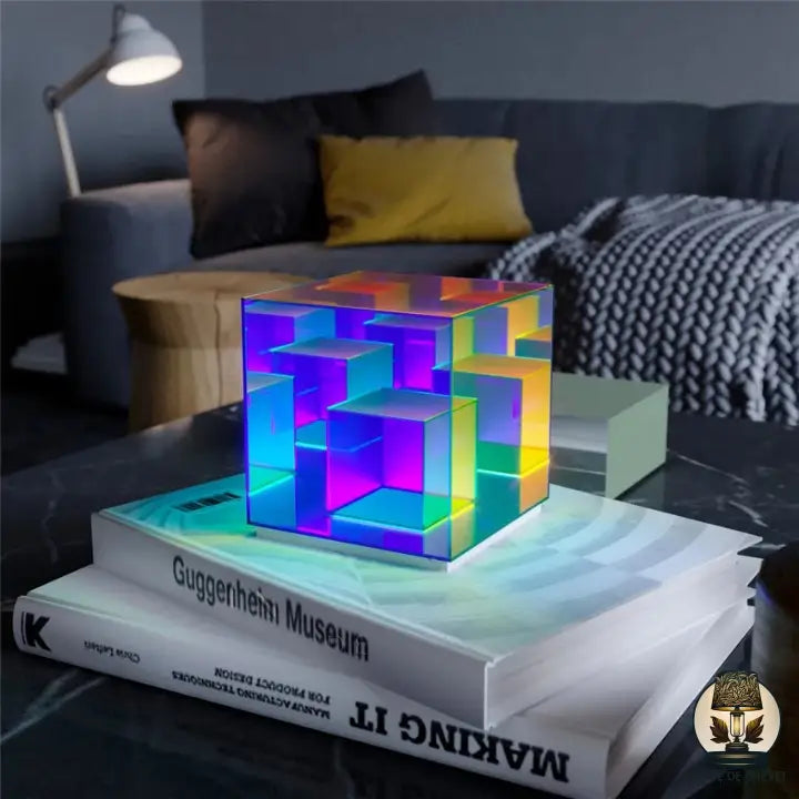 Lampe de chevet cube