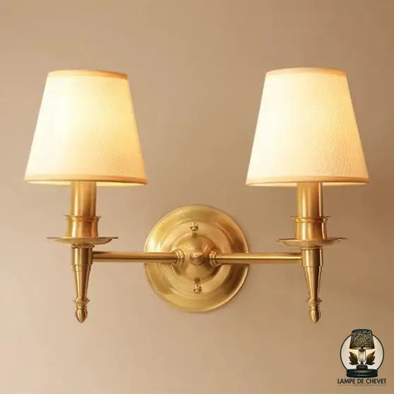 Lampe de chevet cuivre