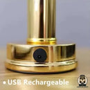 Lampe de chevet doré