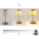 Lampe de chevet dorée tactile